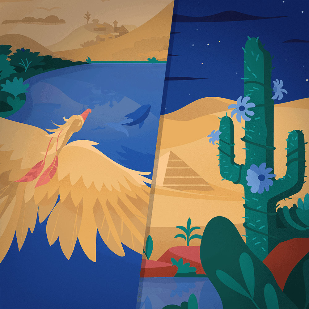 Fly to Burnt Sugar Desert